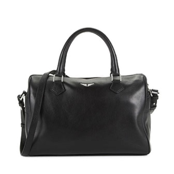 Zadig & Voltaire Medium Sunny Wings Leather Satchel - Picture 1 of 11